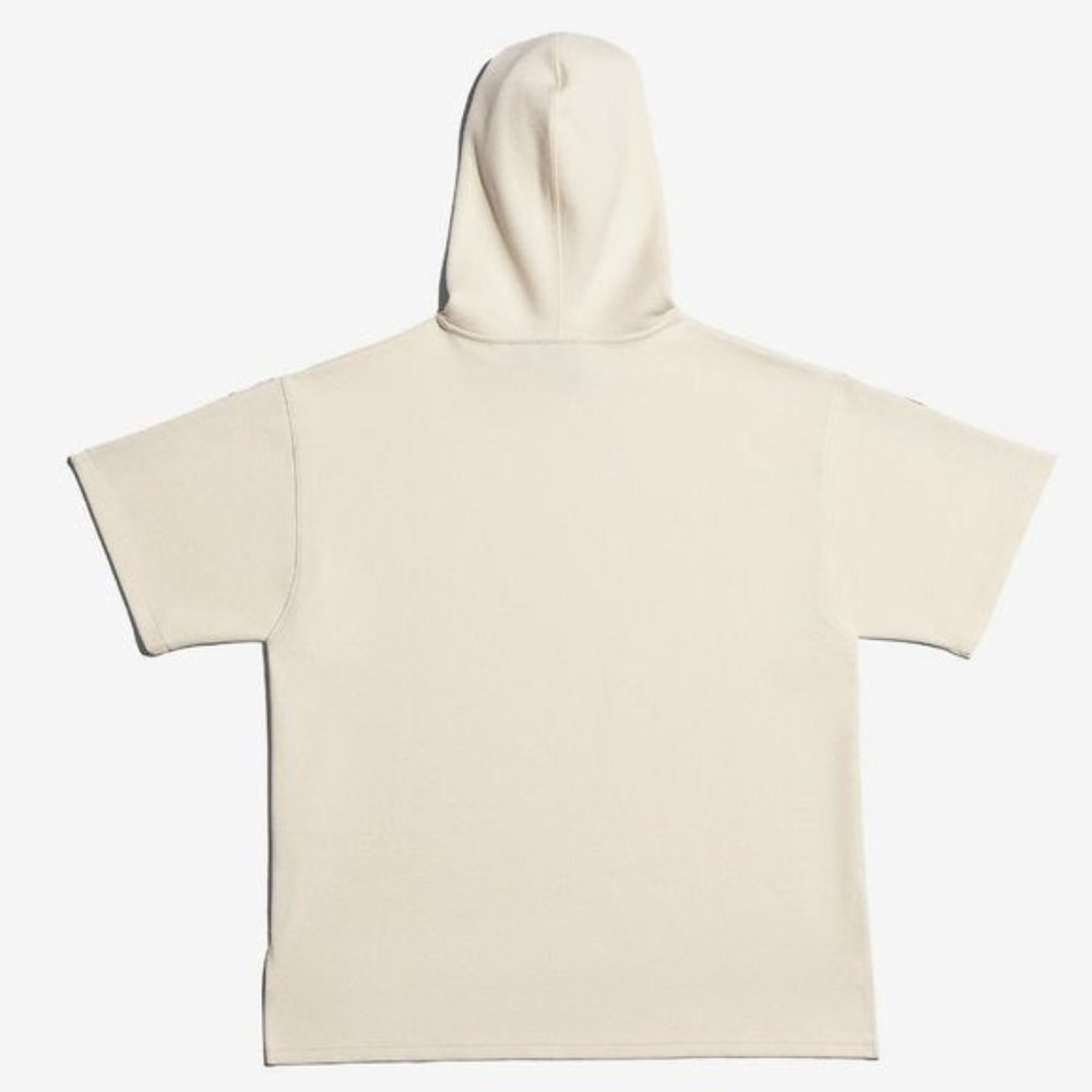Ivy Park x Adidas Drip 1 Cream Short Sleeve Hoodie - Picture 4 of 7